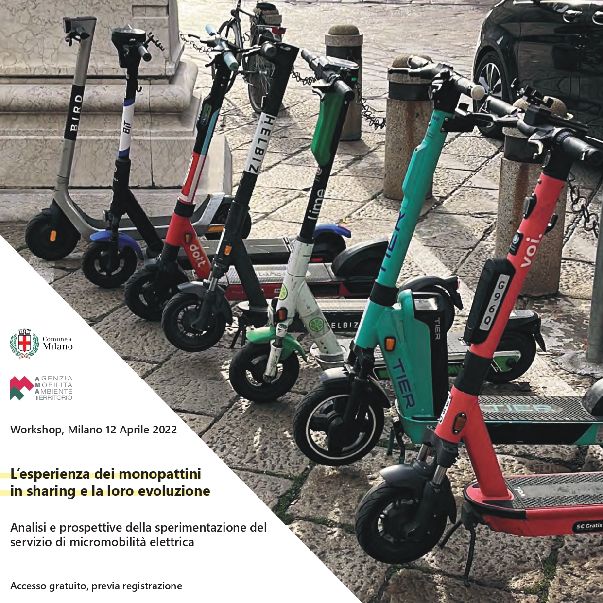 Workshop "L'esperienza sui servizi dei monopattini in sharing e la loro evoluzione"