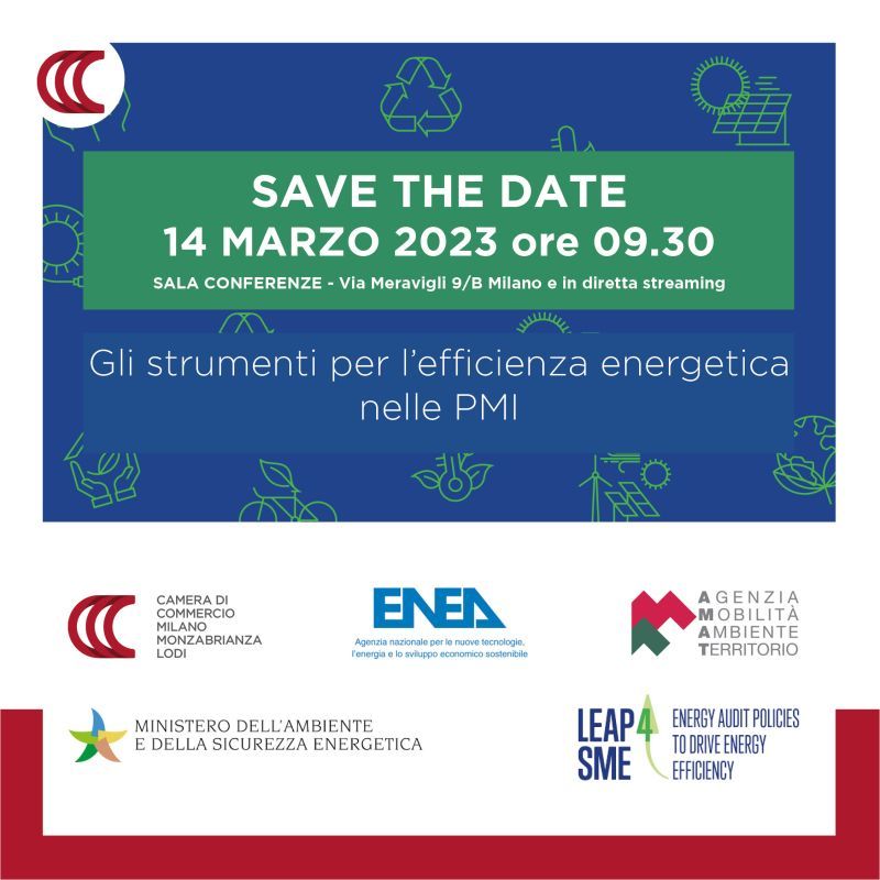 Incontro Gli strumenti per l'efficienza energetica nelle PMI