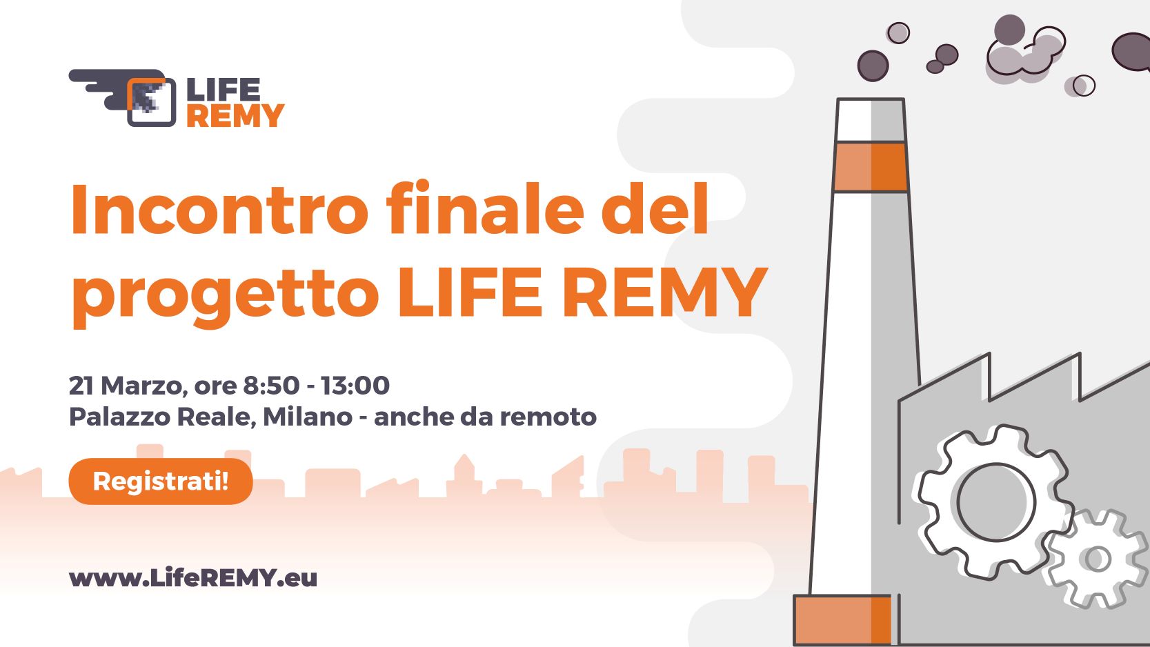 L'evoluzione della modellistica e della conoscenza sulle fonti emissive: effetti sulle politiche per la Qualità dell'Aria. Incontro conclusivo progetto LIFE-REMY.